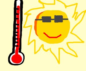 It\'s really hot